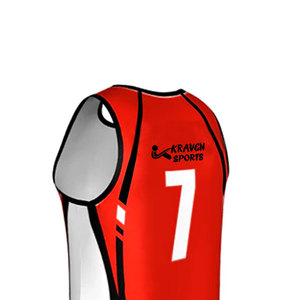 Fabricante OEM de Camisetas de Baloncesto, Camiseta Deportiva sin Mangas, Transpirable, de Color Sólido - Product Image 5