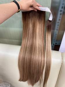Vente en gros de queues de cheval de haute qualité du Vietnam extensions de cheveux raides couleurs personnalisées extensions de cheveux humains - Product Image 4