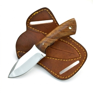 Handmade Stainless Steel Fixed Blade <b>EDC</b> Bushcraft Outdoor Camping Hunting <b>Knife</b> with Rosewood Handle for Wholesale OEM - Product Image 1