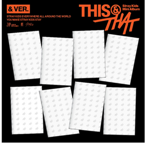 STRAY KIDS - [ THIS & THAT ] 10TH MINI (& Ver.) Álbum de K-Pop en CD, el Más Vendido en Corea, para Todas las Edades - Product Image 3