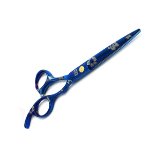 High Quality 420 Stainless Steel Barber Scissors Steel Handle Sharp <b>Edge</b> Beauty Hair Cutting <b>Tool</b> - Product Image 3
