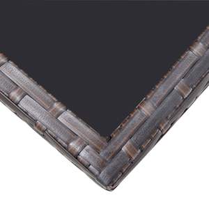 Conjunto de Muebles de Jardín de Acero Marrón y Ratán Sintético con Vidrio - Product Image 5