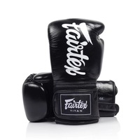 Gants de boxe noirs de style Fairtex, gants d'entraînement de qualité supérieure pour le Muay Thai, le MMA, le kickboxing et le sparring