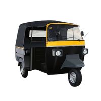 Tricycle motorisé à essence de haute performance pour passagers, modèle Maxima BS6, carrosserie fermée, 3 passagers, homologué CEE