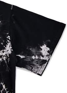 Camisetas Holgadas con Hombros Caídos para Mujer, Tie Dye Vintage, Lavado Ácido, Estilo Urbano, Camisetas con Tinte Degradado, Transpirables, 100% Algodón - Product Image 3