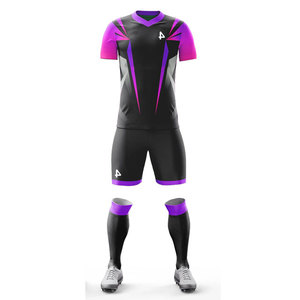 Tenue de football et de rugby pour hommes et enfants, 100 % polyester, séchage rapide, impression par sublimation intégrale, pour équipes adultes - Product Image 5