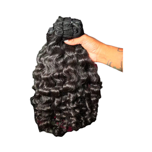 Letsfly 9A ผมบราซิลแบบ Body Wave Remy Hair ต่อผมแบบเครื่องจักร Double Weft ผมเวอร์จิ้นสีน้ำตาลผสม 20 ชิ้น/ล็อต จัดส่งฟรี - Product Image 4