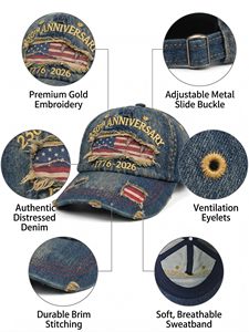 Gorra de béisbol vintage desgastada, lavada y teñida, estilo urbano, venta al por mayor, informal - Product Image 3