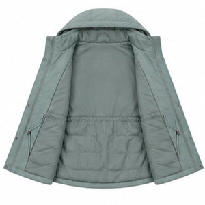 Abrigo Largo Impermeable para Mujer con Cintura Ajustable con Cordón, Capucha de Piel Sintética y Forro Térmico para Invierno - Product Image 6