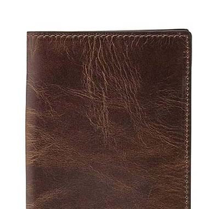 Top Quality Genuine Leather Long <b>Wallet</b> Handmade Vintage Style Fold Closure Unisex Daily Use Brown - Product Image 2