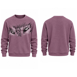 <b>Men's</b> Waffle Knit Sweatshirt <b>Thermal</b> Pullover Crew Neck Long Sleeve Warm Casual Winter Custom Wholesale Streetwear Fashion <b>Top</b> - Product Image 6