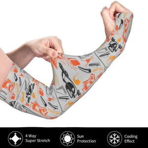 Manchons de cyclisme à compression personnalisables, durables et imprimés sur mesure – Vente chaude directe usine - Product Image 4