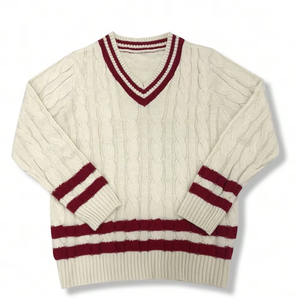 Premium Quality Wool/Acrylic Knitted Solid <b>Cardigan</b> <b>Sweater</b> for Unisex Boys Girls Autumn Breathable Quick Dry V-neck - Product Image 5