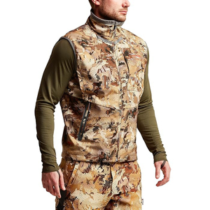Most Selling Style Men's Zipper <b>Clip</b> Polyester Spandex <b>Spring</b> Soft Shell Vest Sports Hunting Shooting Breathable - Product Image 5