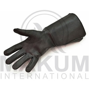 Customized Design Comfortable Opera Length Winter Warm Sheepskin Kids Leather Gloves - Product Image 2