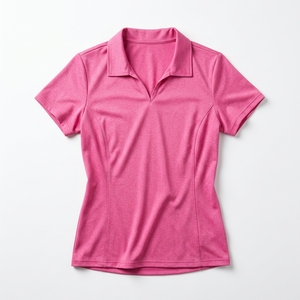 Camiseta Polo de Manga Corta con Cuello en V Abierto, Ajustada, Transpirable, de Secado Rápido, para Deportes, Golf, Tenis, Fabricante OEM/ODM Personalizado - Product Image 4