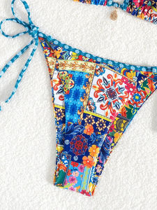 Nouveaux ensembles de bikinis pour femmes au design personnalisé, best-sellers, couleur unie, matière unie, pour adultes - Product Image 4