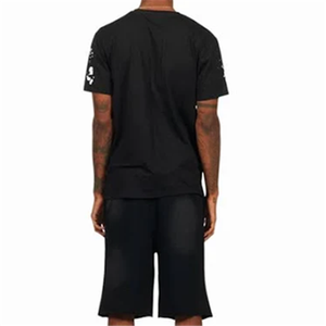 Camisetas personalizadas de alta calidad con efecto desgastado, 100% algodón, transpirables, de verano, informales, básicas para hombre, conjunto de camisetas para hombre - Product Image 5