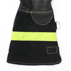 Factory <b>Sale</b> Factory CE Cow grain Heat Resistant Grain Cowhide Firefighter Glove - Product Image 3
