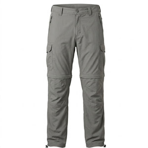 Pantalon de randonnée pour homme avec tissu extensible, poches utilitaires, coutures renforcées et coupe ajustée confortable - Product Image 1