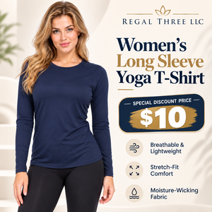 Women's Long Sleeve <b>Yoga</b> <b>T</b> <b>Shirt</b> Crew Neck Breathable Fitness Tee Quick Dry Gym Workout Tee Top Lightweight Jogging <b>T</b>-<b>Shirts</b> - Product Image 1