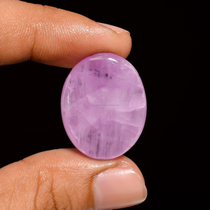 Piedra Preciosa de Kunzita Natural Rosa, Formas Variadas, Certificado IGI, Rajasthan, Ligeramente Inclusiva, Cabujón, FAIJAN GEMS - Product Image 2