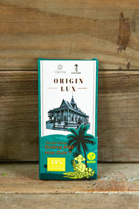 Chocolate Negro con Néctar de Coco 58% de Legendary Chocolate, Venta al por Mayor de Chocolate con Empaque Personalizado en Caja - Product Image 2
