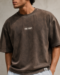 Camiseta Vibe Craft para Hombre, Corte Regular, Cuello Regular, 100% Algodón Canvas, Manga Corta, Transpirable, Ecológica, de Secado Rápido - Product Image 1