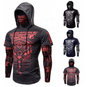 เสื้อฮู้ดแบบสวมหัวสำหรับผู้ชายเสื้อโพลีเอสเตอร์แขนกุดครึ่งแขนระบายอากาศพร้อมโลโก้พิมพ์ดิจิตอลออกแบบได้ตามต้องการสำหรับฤดูหนาว - Product Image 1