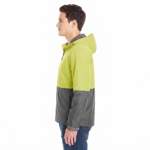 Men's Hooded Color Block Windbreaker <b>Jacket</b> Lightweight Waterproof Zip Up Outdoor Running Hiking Casual Windproof Coat - Product Image 6