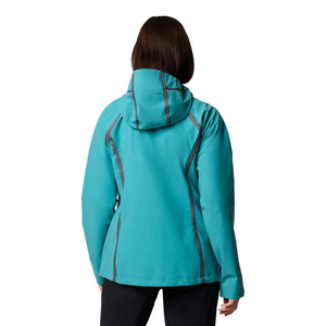 Ladies Outdoor Rain <b>Jacket</b> Waterproof Breathable Hooded Windbreaker Lightweight Travel Hiking Cycling Shell Custom OEM Private - Product Image 4