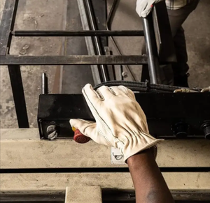 Guantes de Trabajo de Piel de Cabra Suave de Grado AB para Soldadura TIG, para Hombres, Industriales, de Piel de Vaca, Oveja y Cabra, para Soldadores y Jardinería, Venta al por Mayor - Product Image 4