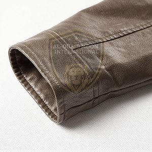 Chaqueta de Cuero de Invierno de Color Sólido, Estilo Nuevo, Chaqueta de Cuero de Primera Calidad, Chaqueta de Cuero en Oferta - Product Image 5