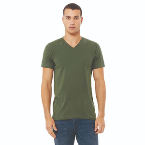 T-shirt décontracté d'été pour homme ELEGANT CORPORATION, col rond, manches courtes, couleur unie, respirant, en polyester/coton tricoté non tissé - Product Image 1