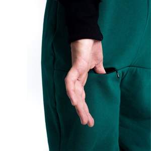 Combinaison de pyjama unisexe pour homme avec logo personnalisé, en polaire polyester/coton, à manches longues, avec poches, vente en gros - Product Image 2