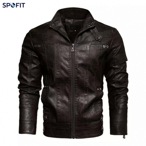 <b>Men's</b> Genuine <b>Leather</b> Casual Slim Fit Reversible Winter Motorcycle <b>Leather</b> <b>Jacket</b> Custom Logo - Product Image 6