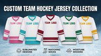 Maillot de hockey sur glace personnalisé pour homme et unisexe, blanc et rouge, à lacets, manches longues, 100 % polyester, maille respirante, séchage rapide
