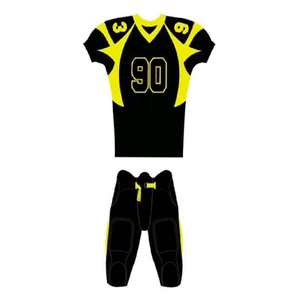 Uniforme de football américain de style universitaire personnalisé, commande en gros, maillot d'entraînement léger, réversible, 100% polyester - Product Image 2