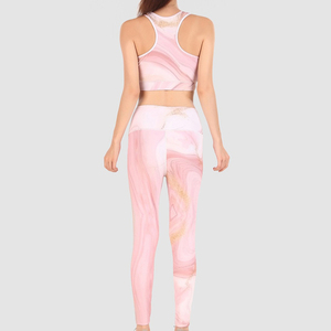 Conjunto de Yoga de Talla Grande con Diseño Superior para Mujer, Cintura Elástica y Logotipo Personalizado - Oferta Online a Bajo Precio - Product Image 4