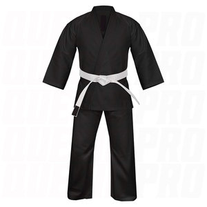 Uniforme Ligero para Niños y Adultos, Pantalones y Chaqueta para Estudiantes, Ropa de Artes Marciales para Entrenamiento de Karate, Taekwondo, Judo, Aikido, con Cinturón Gratis - Product Image 1