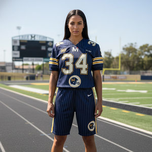 Uniforme de football américain 2026 personnalisé avec logo et nom d'équipe, impression par sublimation, haute élasticité, équipement d'entraînement et de match - Product Image 6