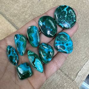 Cabujones Lisos de Azurita y Malaquita Naturales, Gemas Sueltas Naturales en Varios Tamaños, Todos los Tamaños Disponibles para la Creación de Joyería - Product Image 2