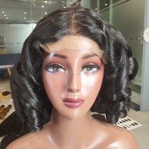 Hot Selling SDD 12A Raw Cuticle Aligned Vietnamese <b>Hair</b> Vendors Egg Curly Bouncy Human <b>Hair</b> Wigs - Product Image 3