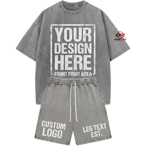 Urban Reign Men's Streetwear T-Shirt <b>Shorts</b> Set Purple Graffiti Print Summer Casual Outfit Crew Neck Knitted Breathable - Product Image 4