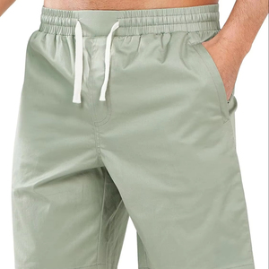 Shorts cargo pour homme style punk, taille haute, avec cordon de serrage, 100% coton, écologiques, respirants, séchage rapide, pour l'été, la gym et la plage - Product Image 1