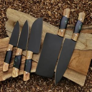 Ensemble de couteaux de chef de qualité supérieure pour les cuisines de restaurants et la préparation quotidienne des repas, avec des outils de découpe polyvalents et des poignées ergonomiques - Product Image 6