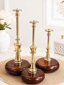 Candelabro de Latón Estilo Antiguo, Decoración Rústica para el Hogar, para Dormitorio y Mesa de Comedor, Encanto Festivo para Bodas, Eventos y Navidad - Product Image 5