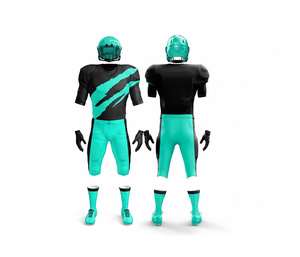 Fournisseur d'uniformes d'équipe de football américain personnalisés, vêtements de sport par sublimation, kit de football d'équipe |   Vêtements de sport en polyester respirant - Product Image 5