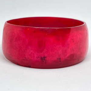 Grand saladier moderne en résine époxy, personnalisé, finition mate non polie, large, coloré, fait main, écologique, compatible lave-vaisselle - Product Image 1