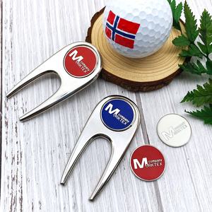 Logotipo personalizado Metal Golf Divot Herramienta de reparación Divot Golf Tool - Product Image 2